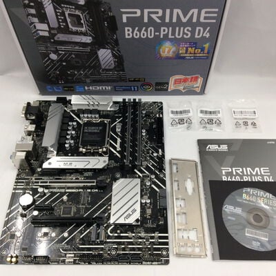 【浜松店】中古  ASUS PRIME B660-PLUS D4 (B660 1700 ATX DDR4) 150346 