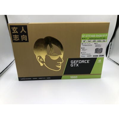 【水戸赤塚店】中古  玄人志向 GF-GTX1660-E6GB/OC/DF (GTX1660 6G GDR5) 139185 