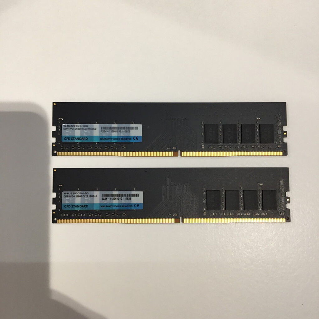 中古 16GB 2枚組(合計32GB) PC4-25600/DDR4-3200 デスクトップ用