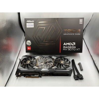 【座間相武台】中古  ASRock Radeon RX 9070 XT Taichi 16GB OC（RX9070XT 16GB） 3480038998 