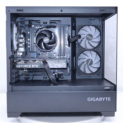 【通販センター】中古  デスクトップPC SURUGA 7000GC(AMD Ryzen 5 7500F/32GB/SSD1TB/なし/NVIDIA GeForce RTX5060 8G/W11H64)ブラック 189481 