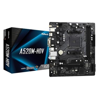 ASRock  A520M-HDV (A520 AM4 MicroATX) 