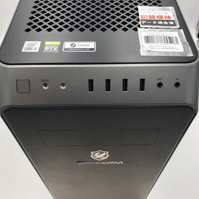 【盛岡都南店】中古  GALLERIA ZA9C-R38(i9 10850K/32GB/SSD1TB/RTX3080_10G/W10H) 4580001360 