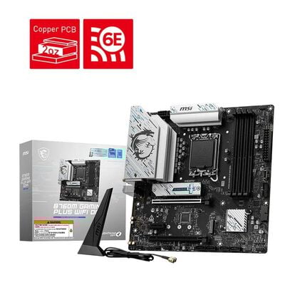 MSI  B760M GAMING PLUS WIFI DDR4 (B760 1700 MicroATX) 