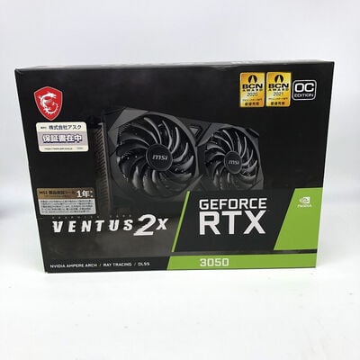 【宇都宮鶴田店】中古  GeForce RTX 3050 VENTUS 2X 8G OC 5370000404 