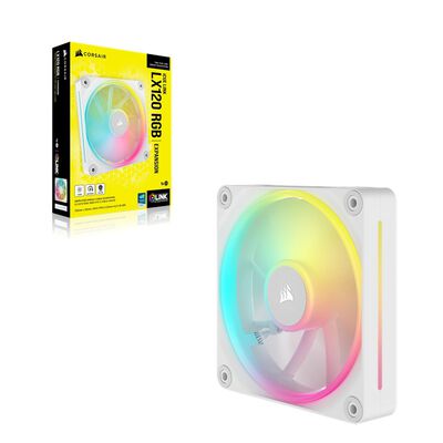Corsair  iCUE LINK LX120 RGB White Single Fan Expansion CO-9051029-WW (ホワイト) 