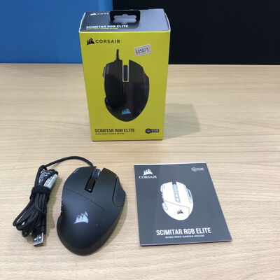 【甲府飯田店】中古  CORSAIR SCIMITAR RGB ELITE (有線 ゲーミングマウス) 4720002243 