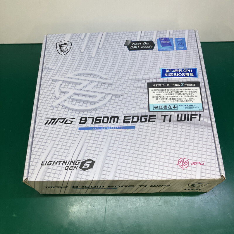 中古 MSI MPG B760M EDGE TI WIFI (B760 1700 mATX DDR5) 3430005624