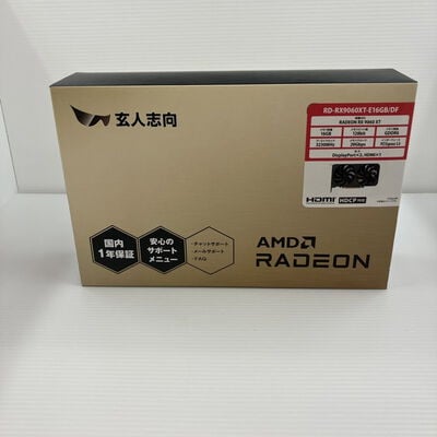 【秋葉原本店】中古  玄人志向 RD-RX9060XT-E16GB/DF (RX9060XT 16G) 179907 