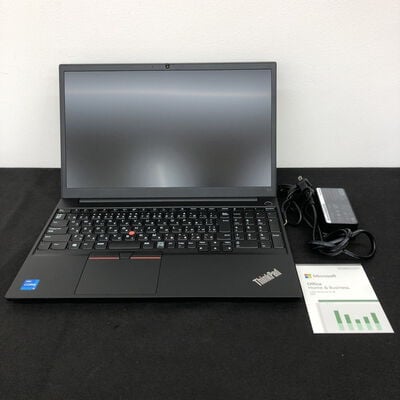 【長野稲里店】中古  LENOVO E15 Gen2 MSO 指紋認証あり (Intel Core i5 1135G7 2.4GHz/8GB/SSD256GB/-/オンボード/15.6/1920x1080/GbE/Wi-Fi/WEBCAM/W11P/Microsoft Office Home and Business 2024) 188564 