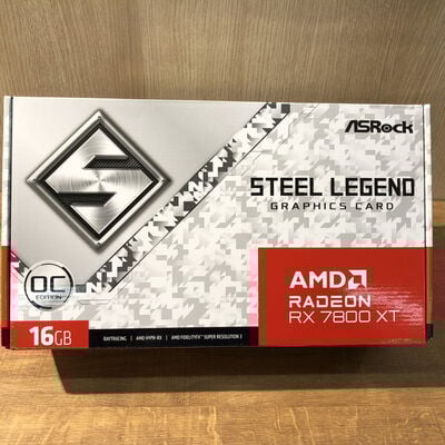 【姫路店】中古  ASRock RX7800XT SL 16GO RX7800XT Steel Legend OC (RX7800XT 16GB) 162734 