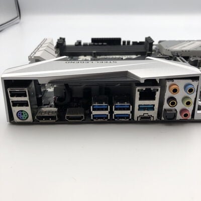 【甲府飯田店】中古  【付属品欠品】ASRock B450 Steel Legend (B450 AM4 ATX DDR4) 198038 