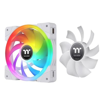 Thermaltake  SWAFAN EX12 RGB White 3-Fan Pack CL-F161-PL12SW-A (3個パック ホワイト) 