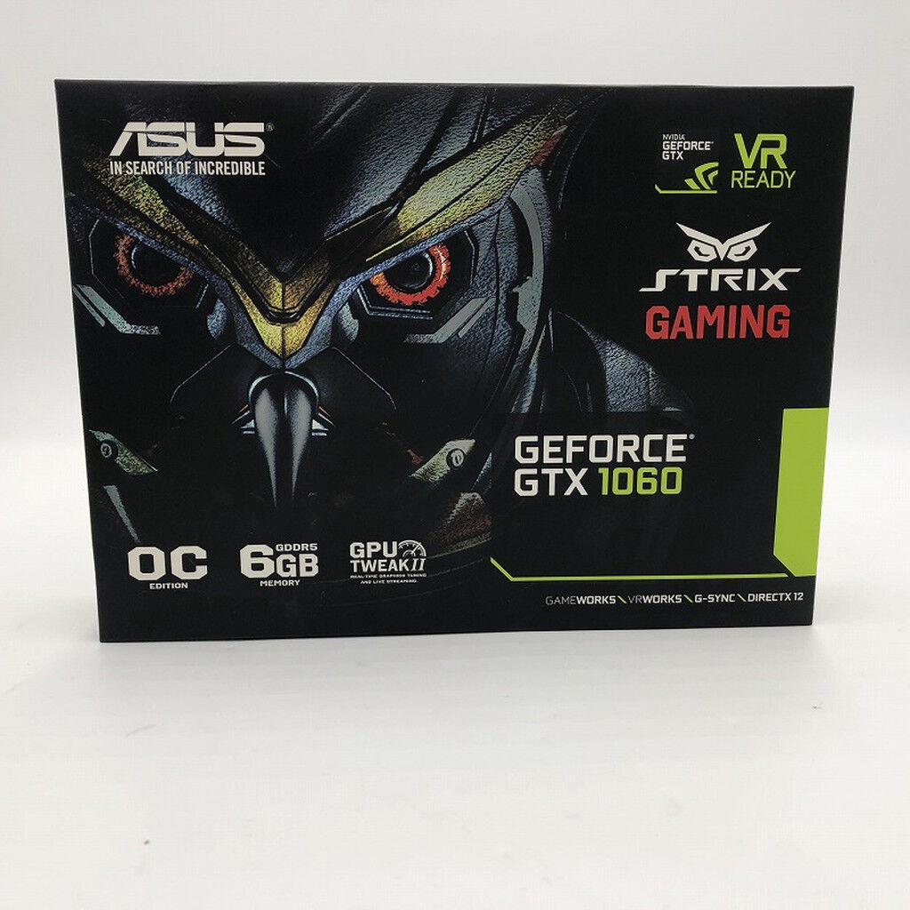 中古品　ASUS GeForce GTX 1060 6GB 中古 ASUS STRIX-GTX1060-O6G-GAMING(GTX1060 6G GDR5) 131998
