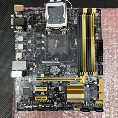 【富士青葉店】中古  ASUS B85M-G (B85 1150 mATX DDR3) 126956 