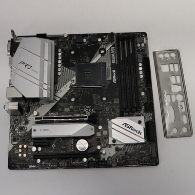 【札幌店】中古  【付属品欠品】 ASRock B550M Pro4 (B550 AM4 mATX DDR4) 3480036835 