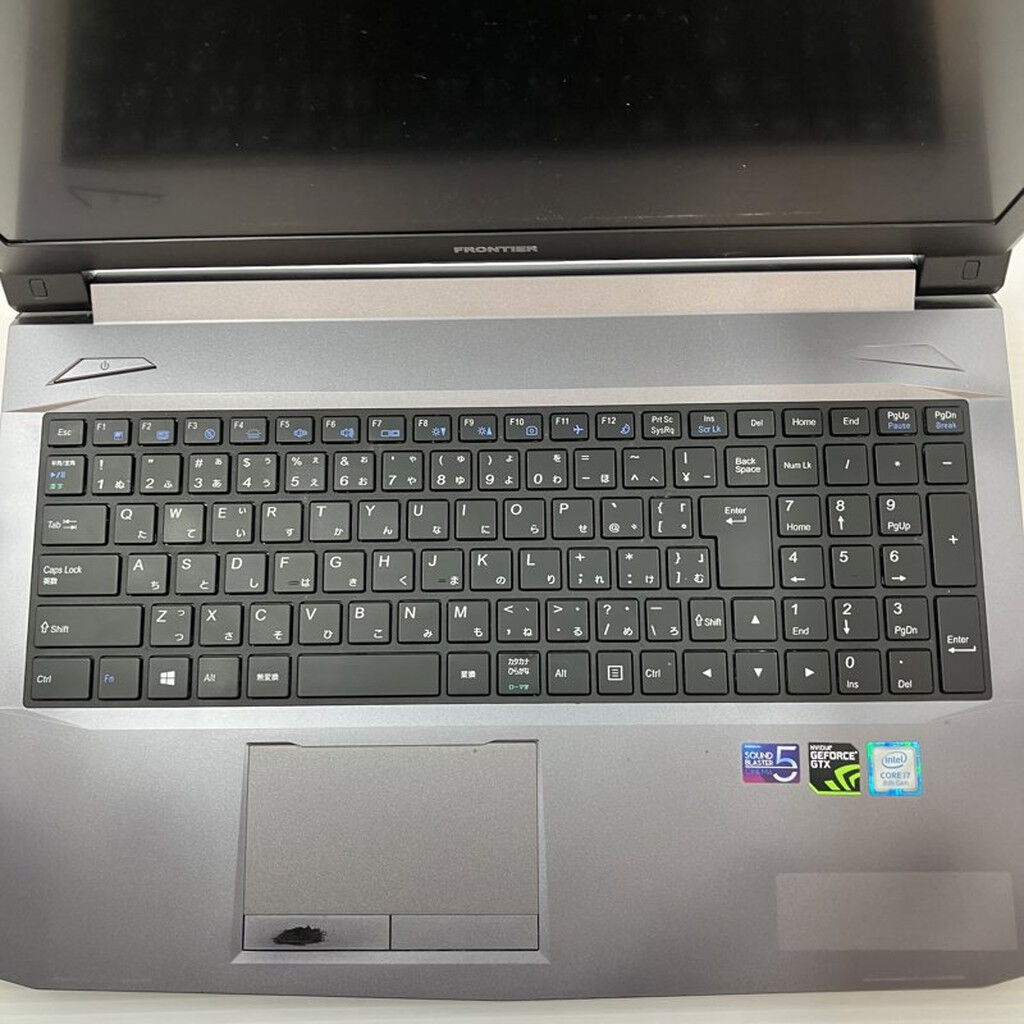 中古 FRONTIER_GN_Series(i7-8750H/16GB/SSD500GB/HDD1TB/GTX1050Ti