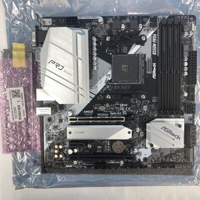 【博多店】中古  ASRock B550M Pro4 (B550 AM4 mATX DDR4) 142938 