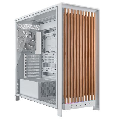 Corsair  FRAME 5000D WOOD RS White/Oak CC-9011354-WW (E-ATX ガラス ホワイト/オーク) 