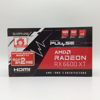 【浜松店】中古  SAPPHIRE SAP-PULSERX6600XTOC8GB (RX 6600 XT 8GB) 146749 