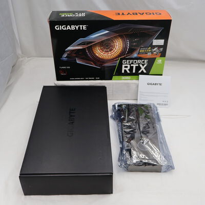 【通販センター】中古  GIGABYTE GeForce RTX 3080 TURBO 10GB Rev1 (RTX3080 10GB) 200682 