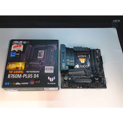 【前橋ｲﾝﾀｰｱｶﾏﾙ店】中古  ASUS TUF GAMING B760M-PLUS D4 (B760 1700 mATX DDR4) 4540001277 