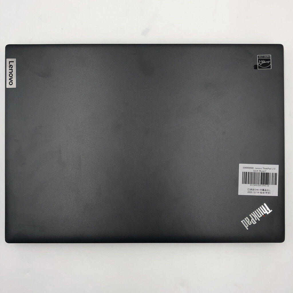 中古 Lenovo ThinkPad L13 Gen4 (Ryzen7 PRO 7730U/32GB/SSD 256GB