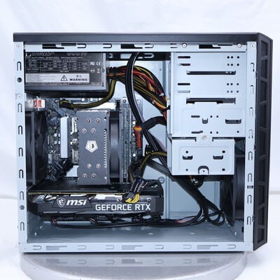 【通販センター】中古  インバースネット FRONTIER(Intel Core i5 12400F/16GB DDR4 (PC4)/SSD500GB/なし/NVIDIA GeForce RTX 3060 Ti 8GB/W11H64 MAR) 204740 