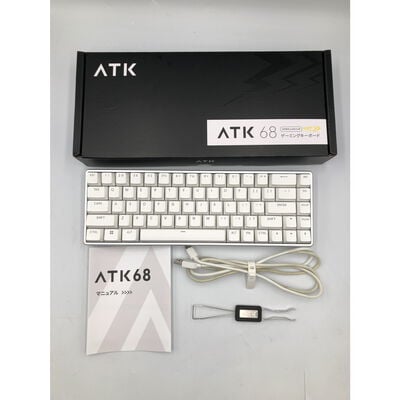 【水戸赤塚店】中古  ATK ATK68-WG (有線 ｹﾞｰﾐﾝｸﾞｷｰﾎﾞｰﾄﾞ) 4680003087 