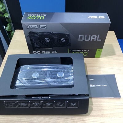 【甲府飯田店】中古  ASUS DUAL-RTX4070-O12G (RTX4070 12GB) 157131 