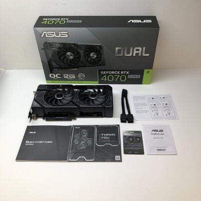 【津ラッツ店】中古  ASUS DUAL-RTX4070S-O12G (RTX4070 SUPER 12GB) 163383 