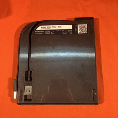 【なんば店】中古  BUFFALO BRXL-PT6U3-BKE (USB3.2 ﾎﾟｰﾀﾌﾞﾙBD 黒) 3280021294 