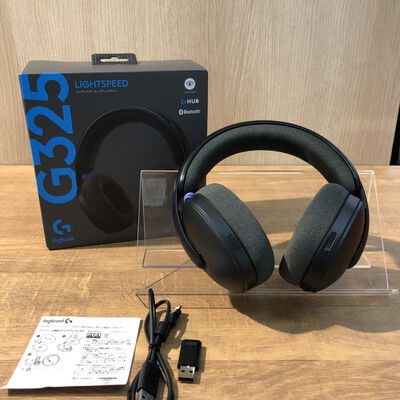 【姫路店】中古  ﾛｼﾞｸｰﾙ G325-BK (無線 ｹﾞｰﾐﾝｸﾞﾍｯﾄﾞｾｯﾄ) 4740001207 