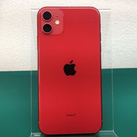 中古  【SIMロック解除済み】【au】 Apple iPhone11 64GB (PRODUCT)RED MWLV2J/A 155393 
