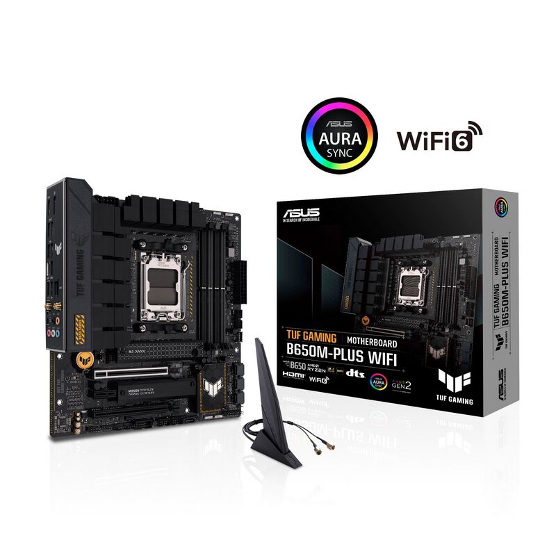 ASUS TUF GAMING B650M-PLUS WIFI (B650 AM5 MicroATX) ｜ パソコン