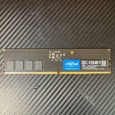 【富士青葉店】中古  Crucial CT16G52C42U5.M8G1(DDR5 PC5-41600 16GB) 183231 