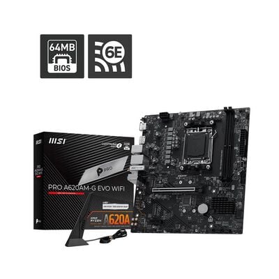 MSI  PRO A620AM-G EVO WIFI (A620A AM5 MicroATX) 