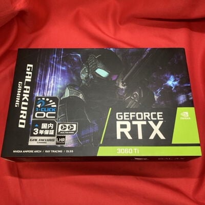 【千葉店】中古  【LHR版】玄人志向 GG-RTX3060Ti-E8GB/DF/LHR (RTX3060Ti 8GB) 146431 