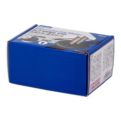 AINEX  HDE-21 (クローン対応 USB 20Gbps M.2 NVMe SSDスタンド 2スロット) 