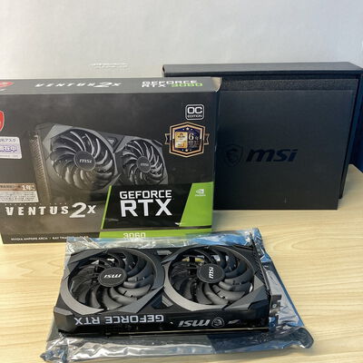 【博多店】中古  MSI GeForce RTX 3060 VENTUS 2X 12G OC（RTX3060 12GB） 3480035051 