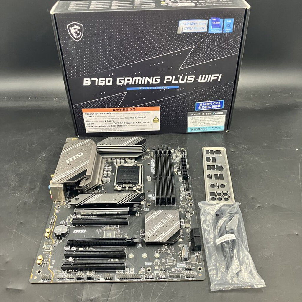 中古 MSI B760 GAMING PLUS WIFI (B760 1700 ATX DDR5) 3120024156