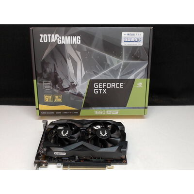 【前橋インターアカマル店】中古  ZOTAC ZT-T16620F-10L (GTX1660 SUPER Twin Fan) 141210