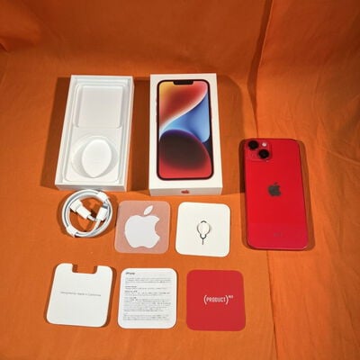 【なんば店】中古  【国内版SIMフリー】Apple iPhone14 6.1インチ 128GB (PRODUCT)RED MPV93J/A 154886 