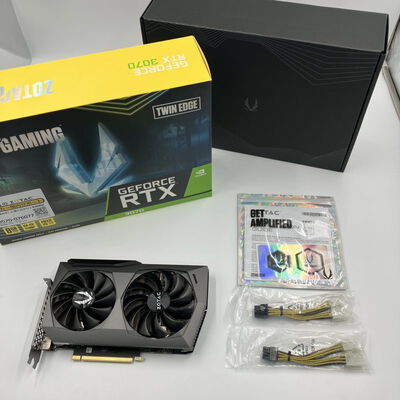 【なんば店】中古  ZOTAC GAMING GeForce RTX 3070 Twin Edge ZT-A30700E-10P (RTX3070 8G) 143903 