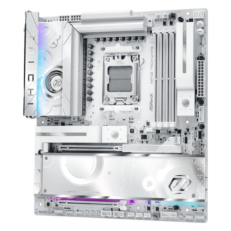ASRock X870E Taichi White (X870E AM5 E-ATX) ｜ パソコン通販の