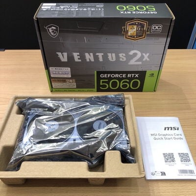 【甲府飯田店】中古  MSI GeForce RTX 5060 8G VENTUS 2X OC (RTX5060 8G) 4720001917 
