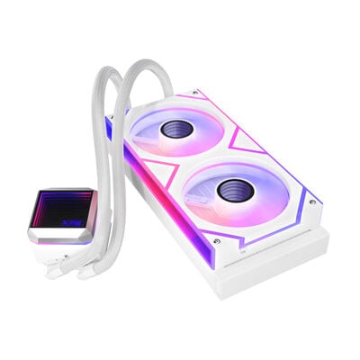 ADATA  LEVANTE II 240 オールインワン CPU 水冷クーラー LEVANTEII240-WHCWW (240mm ホワイト) 
