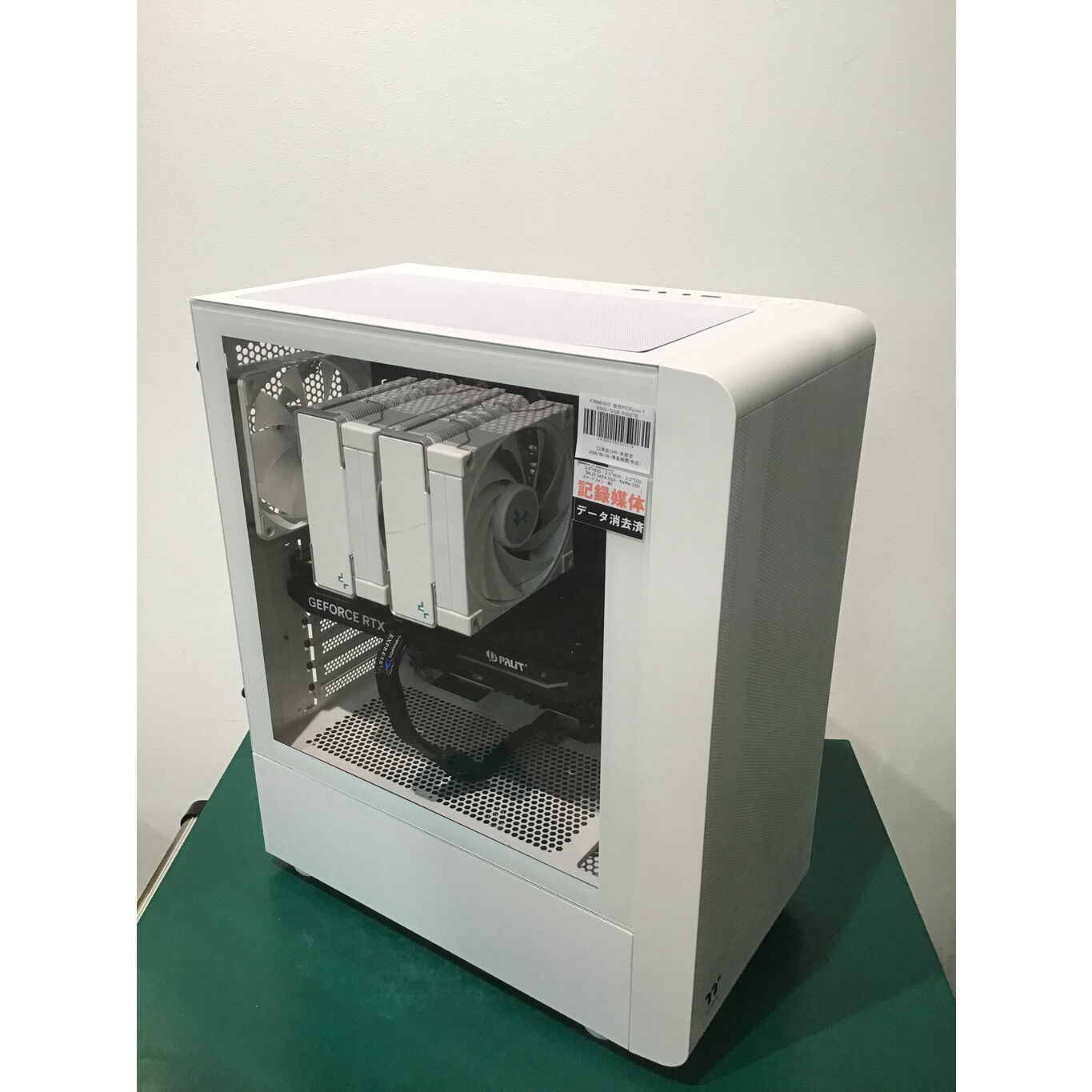 中古 自作PC(Ryzen 7 5700X/32GB/SSD2TB/RTX4070/W11H) 4780001615【9