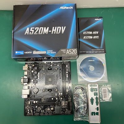 【浦添城間店(沖縄)】中古  ASRock A520M-HDV (A520 AM4 mATX DDR4) 143667 