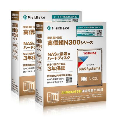 TOSHIBA  N302A06-HDWG760UZSVA (6TB 2台セット) 